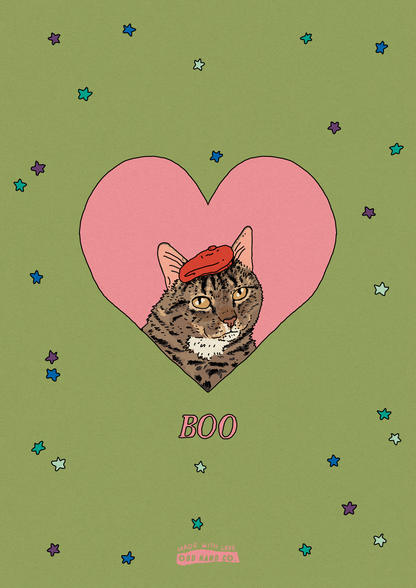 Custom Pet-In-A-Heart Portrait