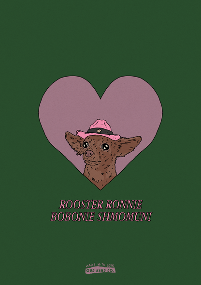 Custom Pet-In-A-Heart Portrait