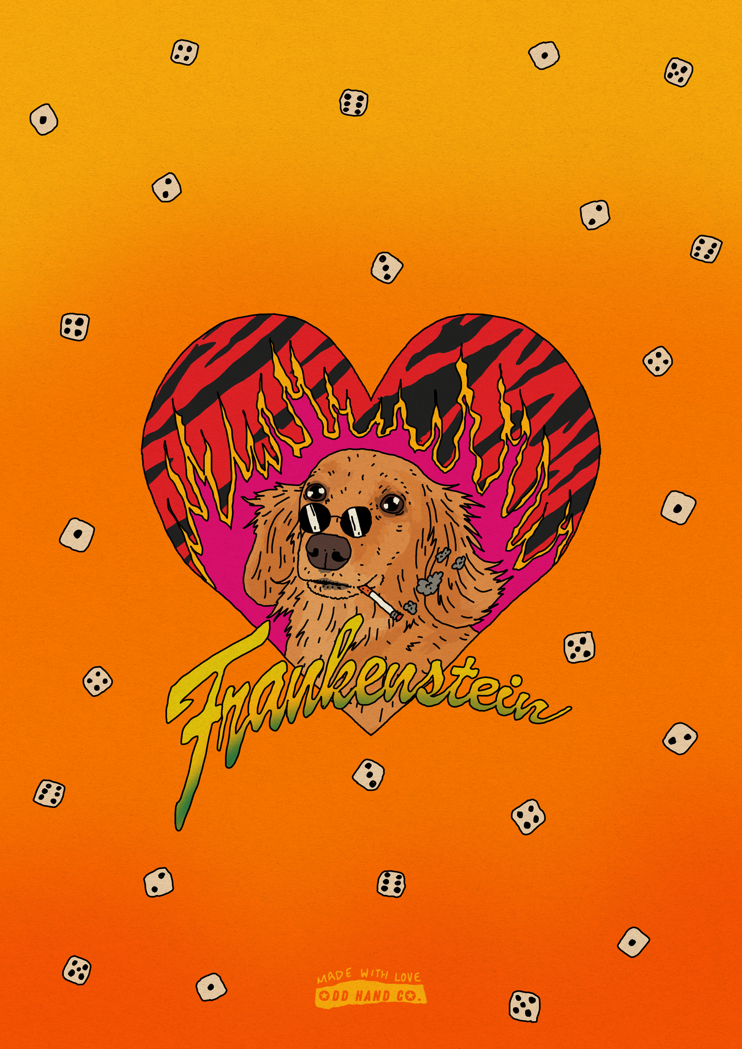 Custom Pet-In-A-Heart Portrait