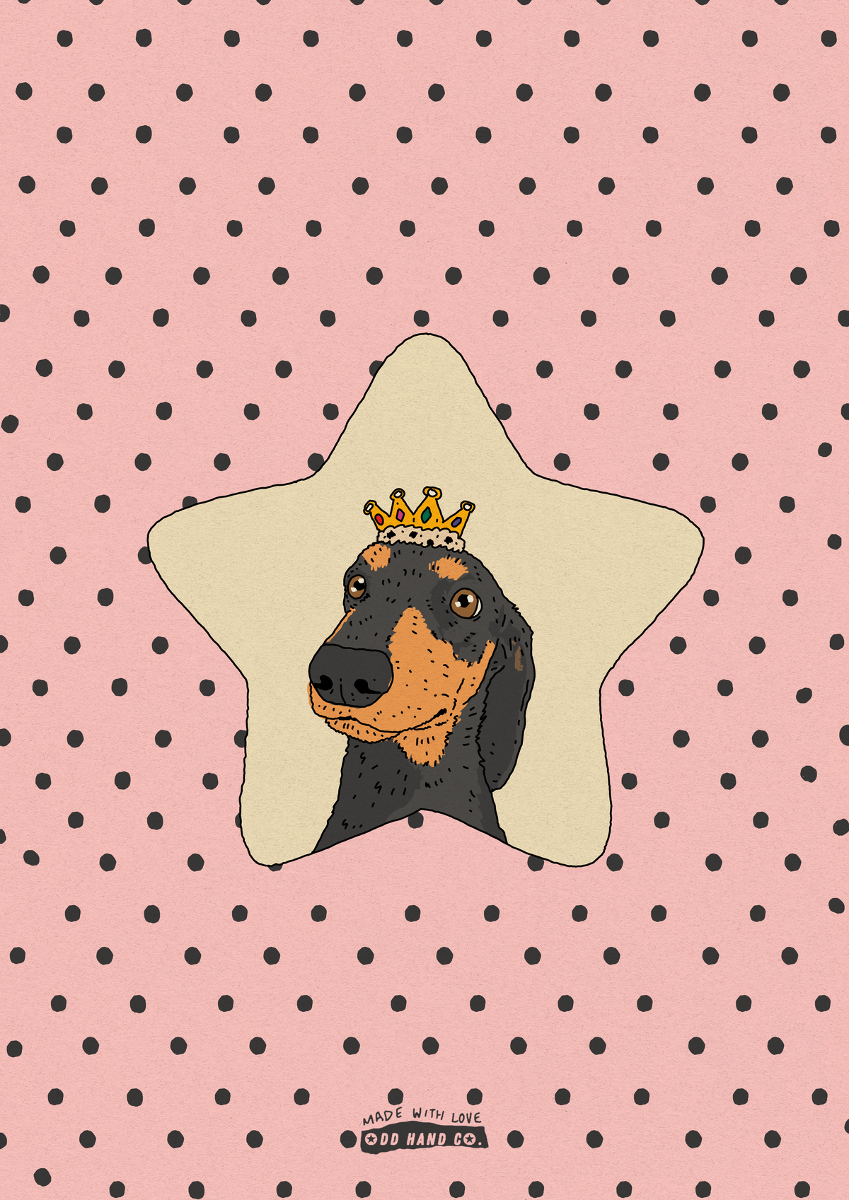 Custom Pet Star Portrait