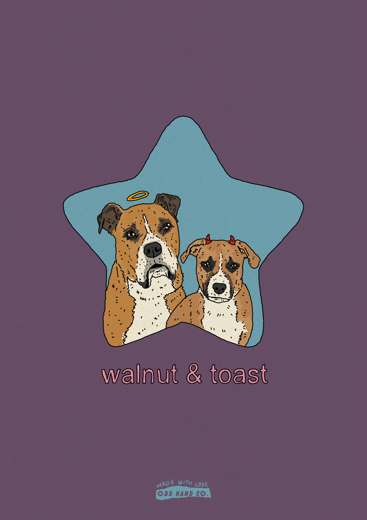 Custom Pet Star Portrait