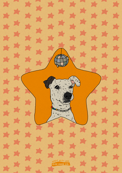 Custom Pet Star Portrait