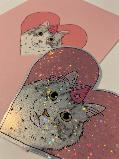 Custom Pet-In-A-Heart Portrait