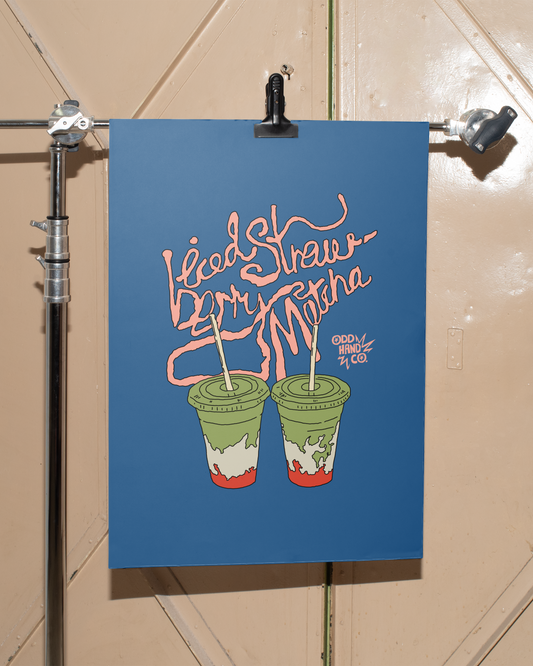 Iced Strawberry Matcha