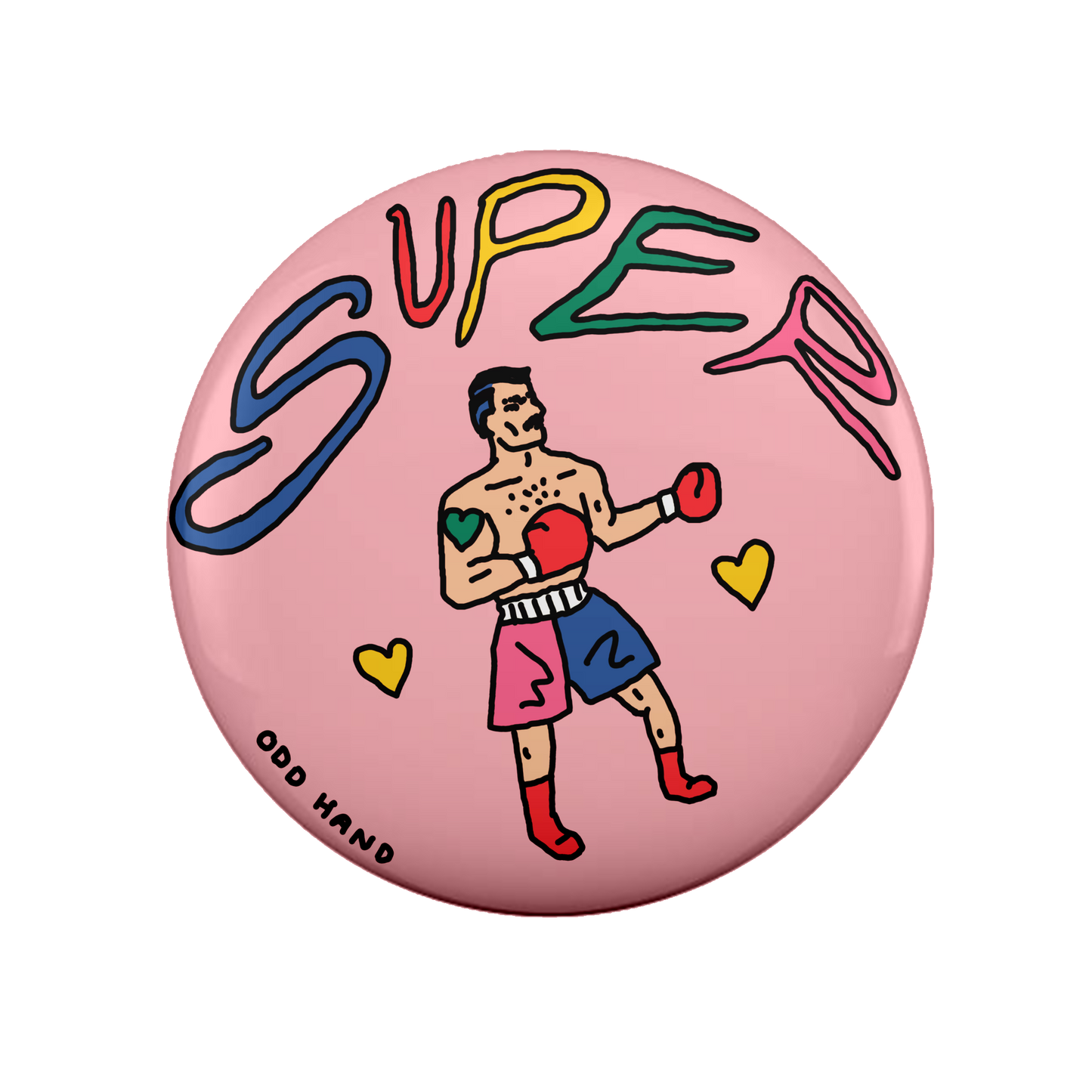 Odd Hand Badges (4 Pack)