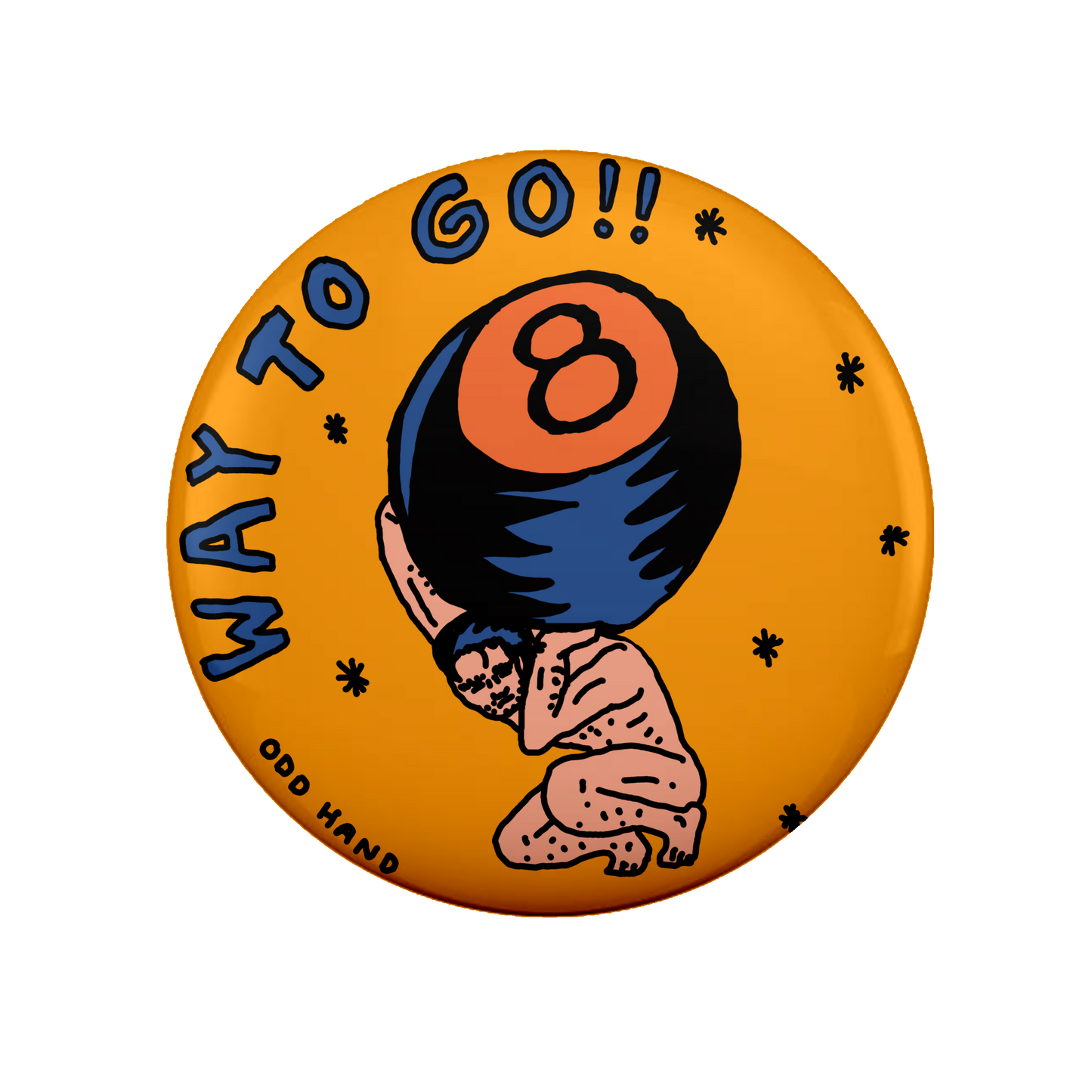 Odd Hand Badges (4 Pack)