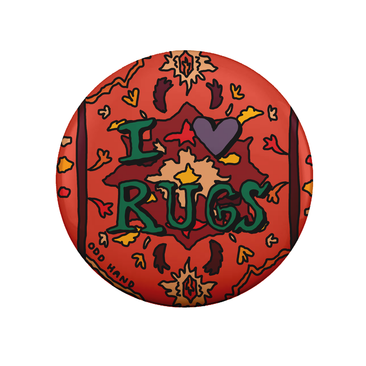 Odd Hand Badges (4 Pack)