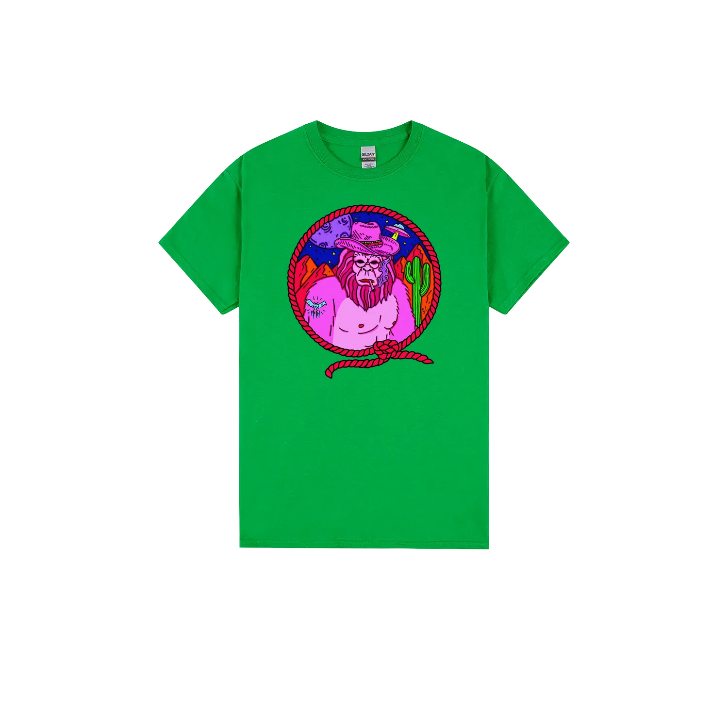 Irish Green front flat lay