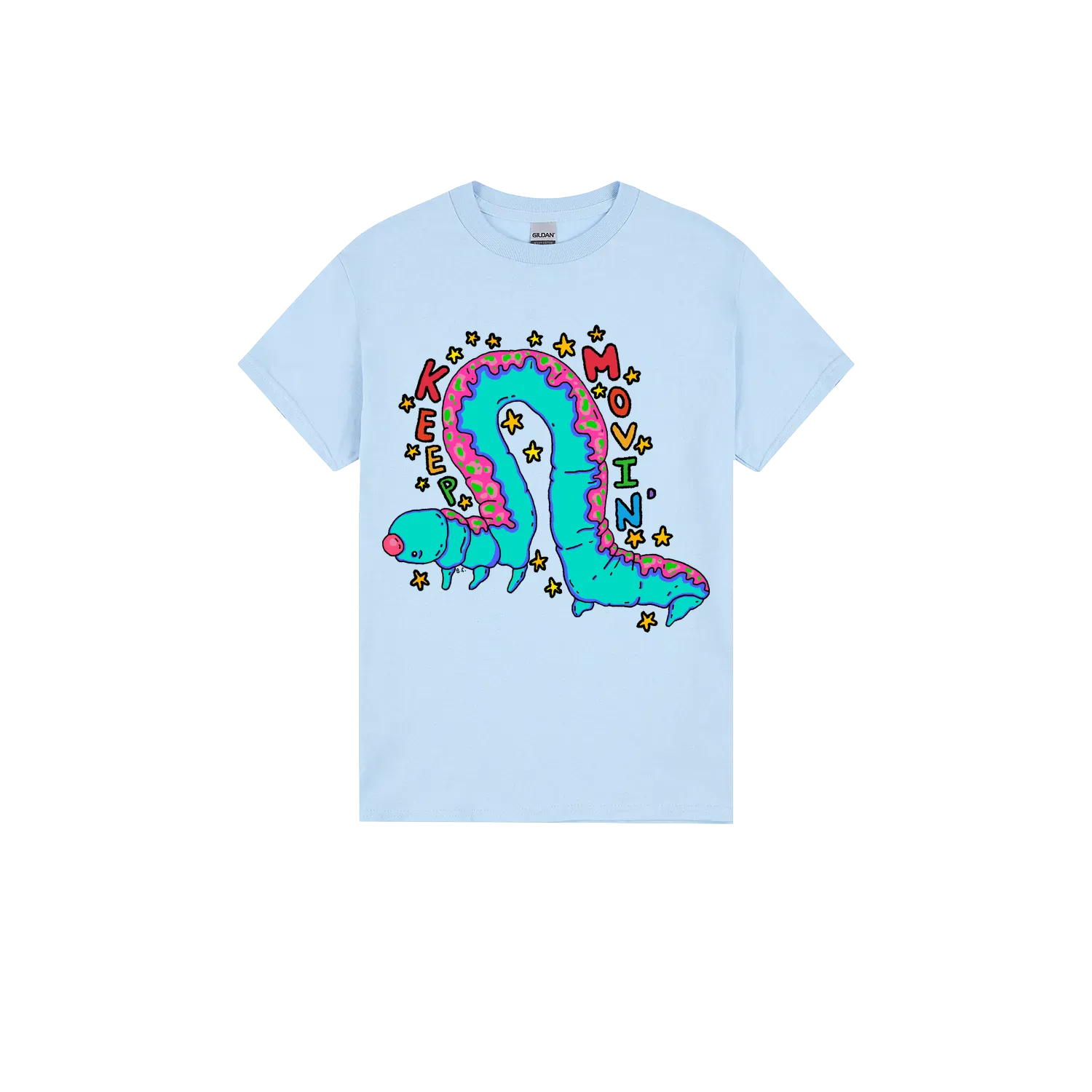 Light Blue front flat lay