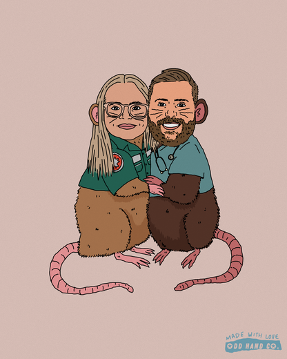 Custom Rat Portrait