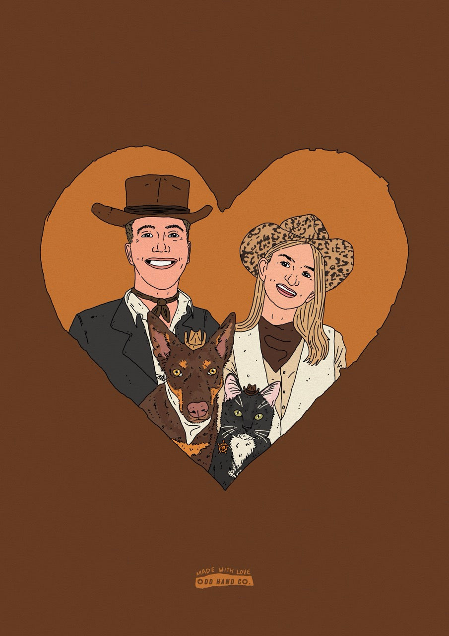 Cowboys-in-a-Heart Portrait