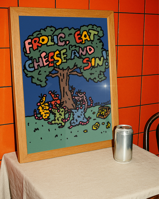Frolic Rats Print