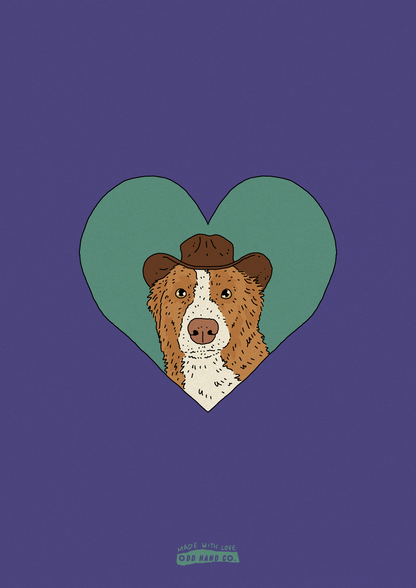 Custom Pet-In-A-Heart Portrait