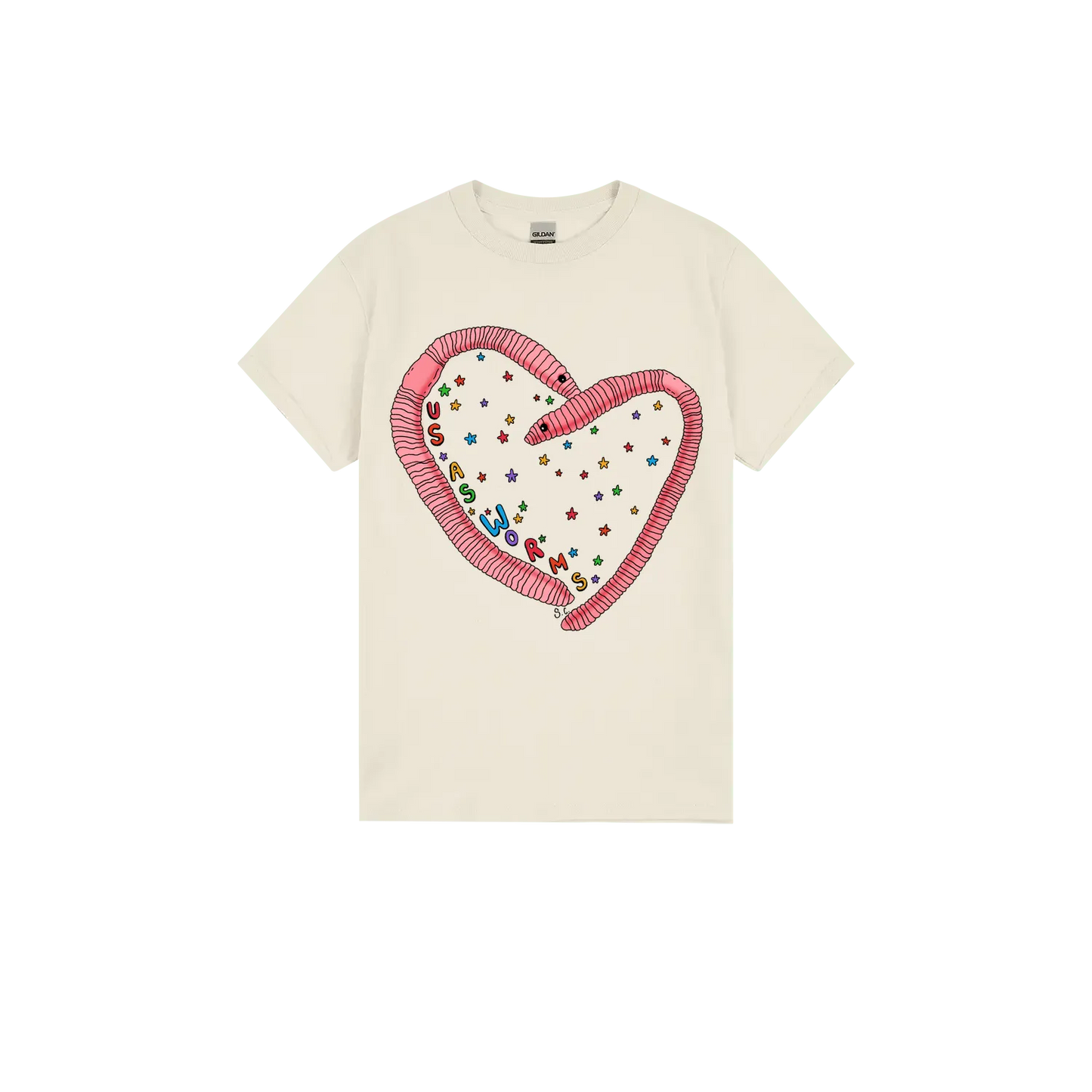 Natural front flat lay