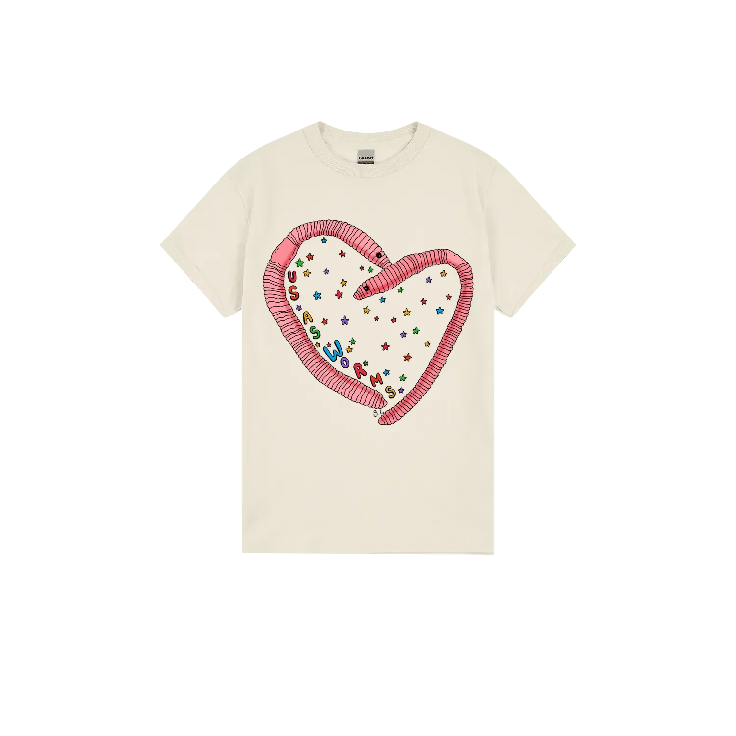 Natural front flat lay