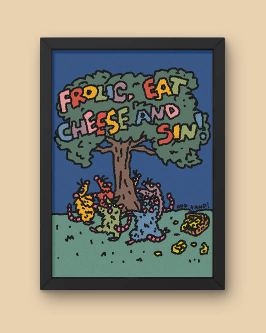 Frolic Rats Print