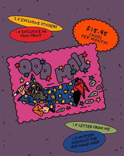 ODD MAIL: Monthly Sticker Club