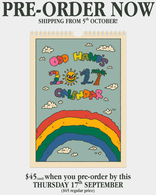 Odd Hand's 2027 Calendar