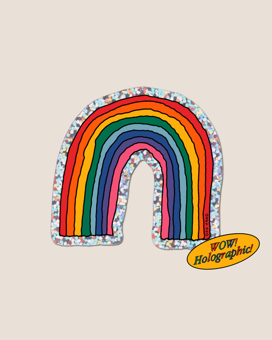 Rainbow Holographic Sticker
