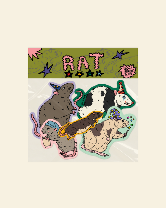 Rat Pack (5 Stickers)