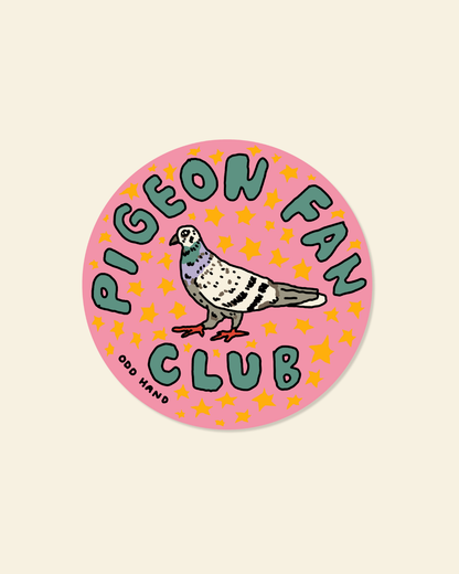 Pigeon Fan Club Sticker