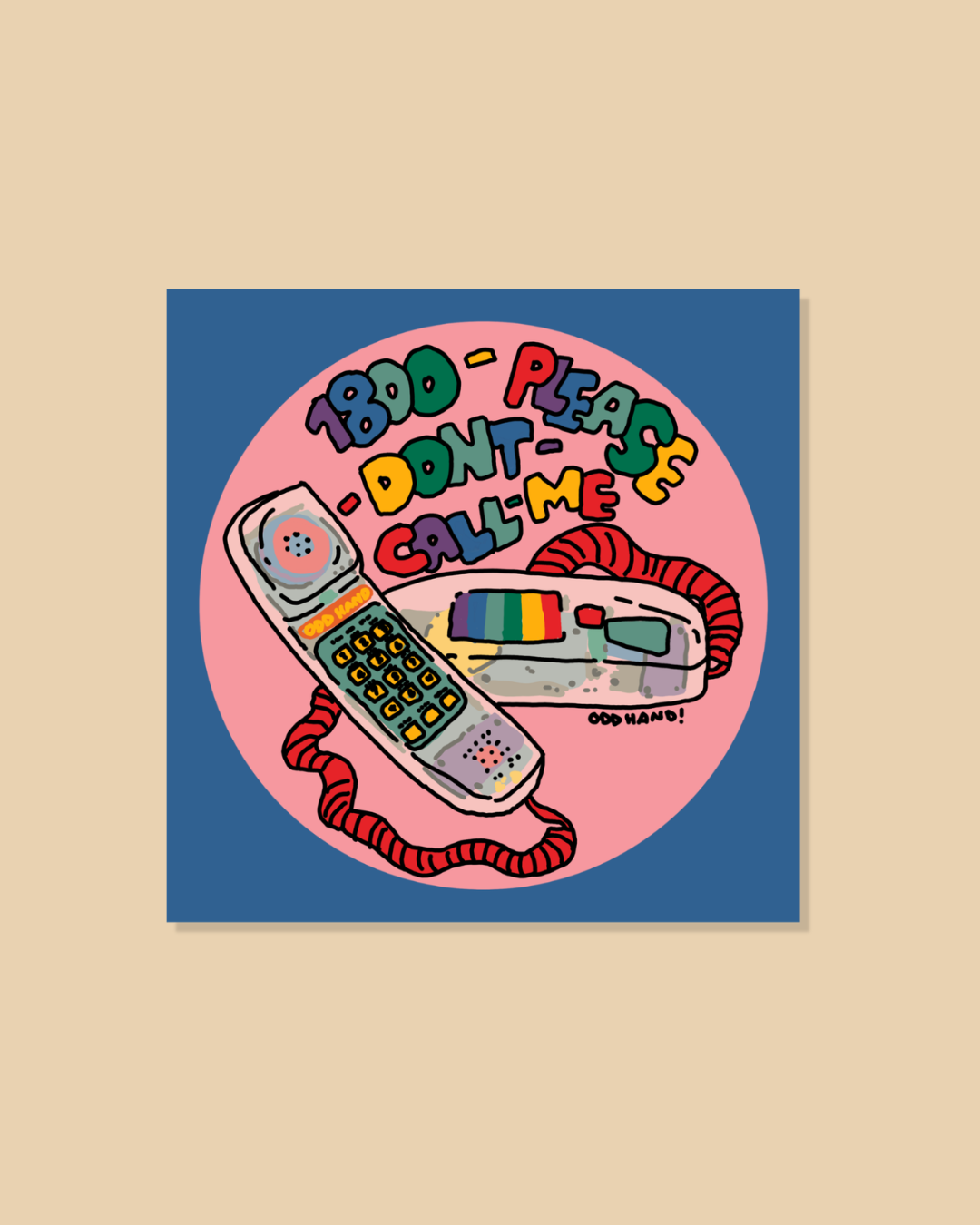 1800-Please-Don't-Call-Me Mini Print/Postcard