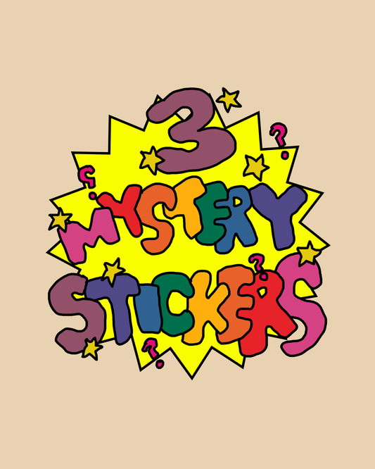 3 x Mystery Stickers!