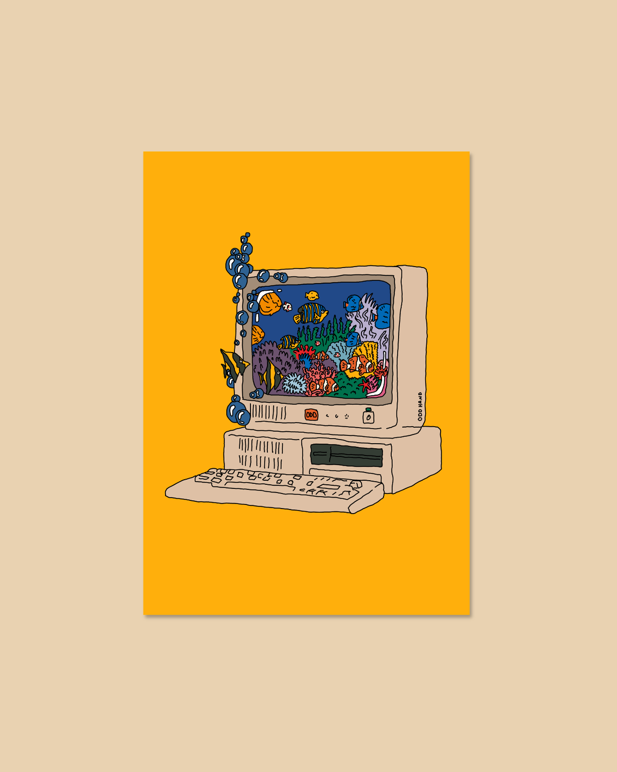 PC Aquarium Postcard