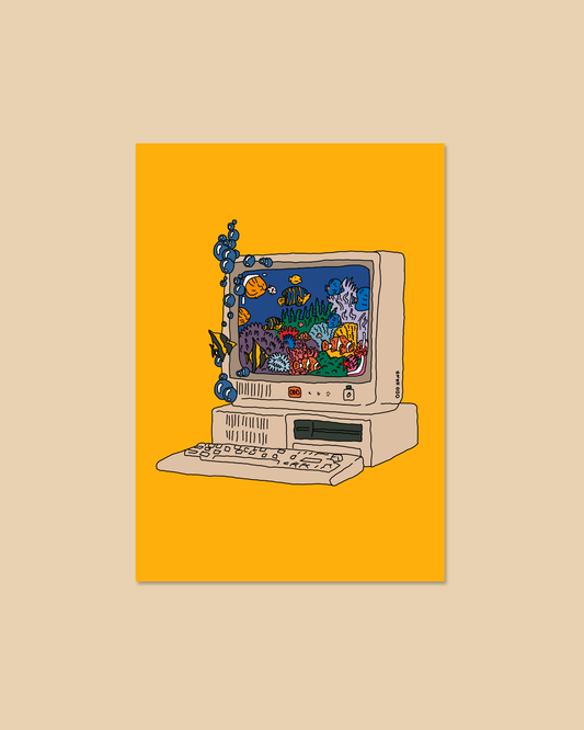 PC Aquarium Postcard