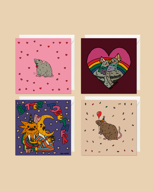 Greeting Card Pack (x4)