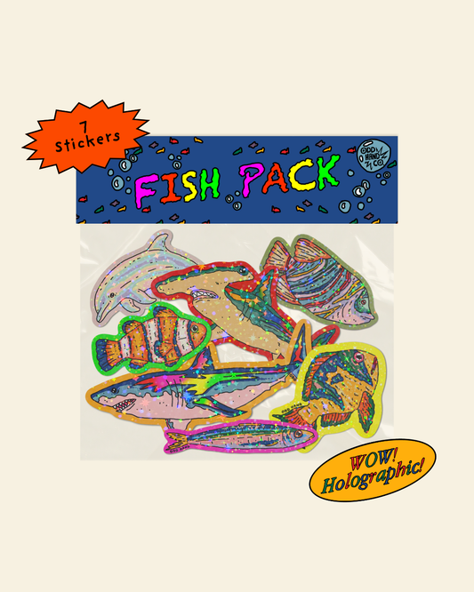 Fish Pack (7 Stickers)