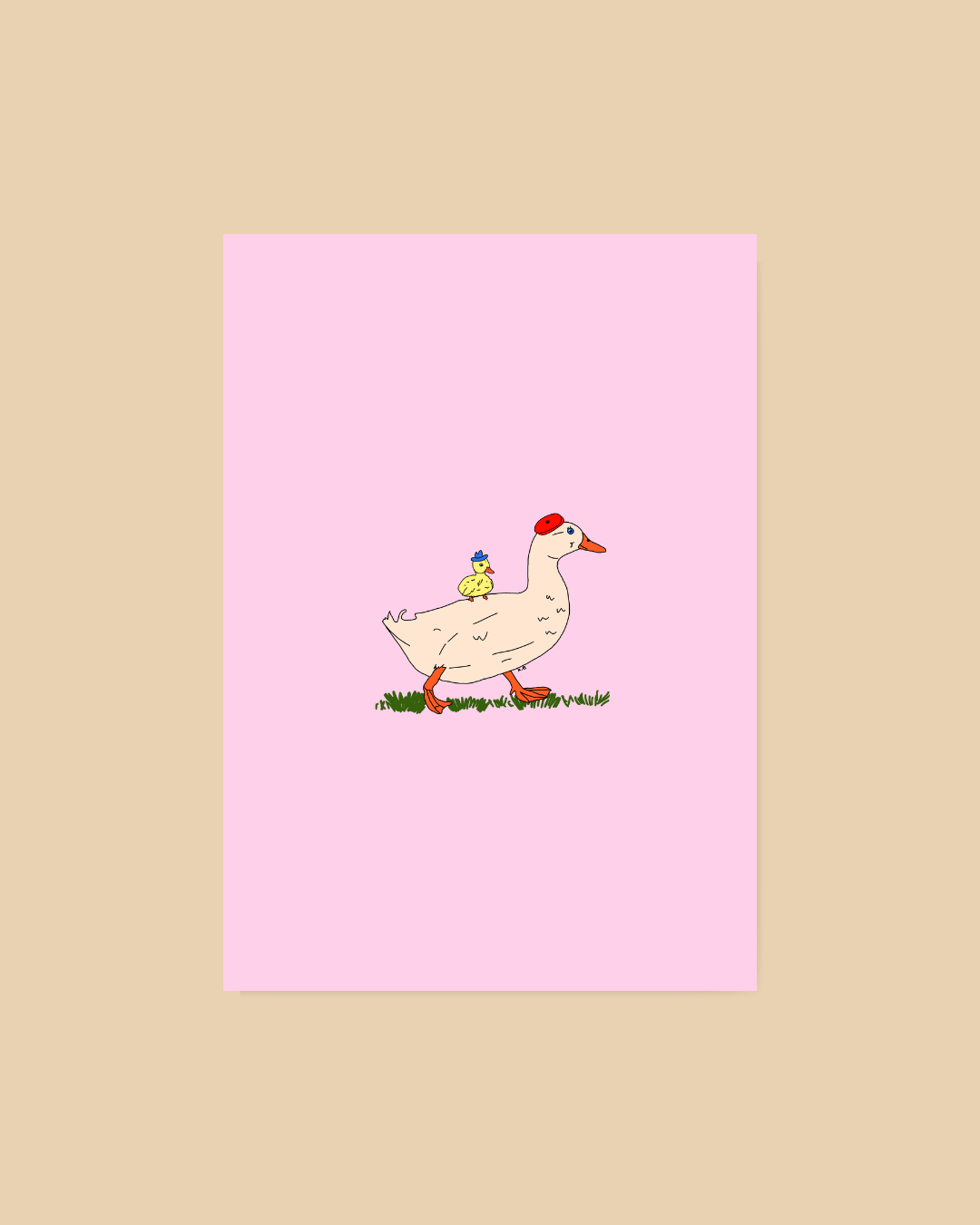 Duckies Postcard (By Rat Baby)