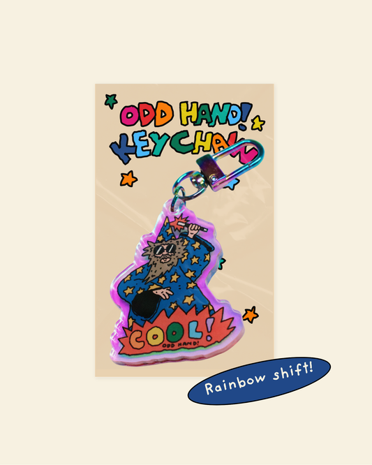 Cool Wizard Rainbow Shift Keychain