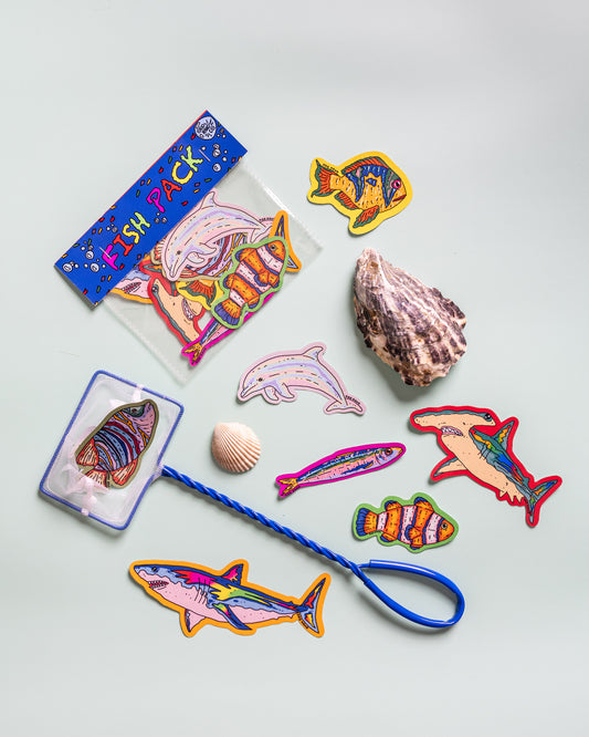 Fish Pack (7 Stickers)