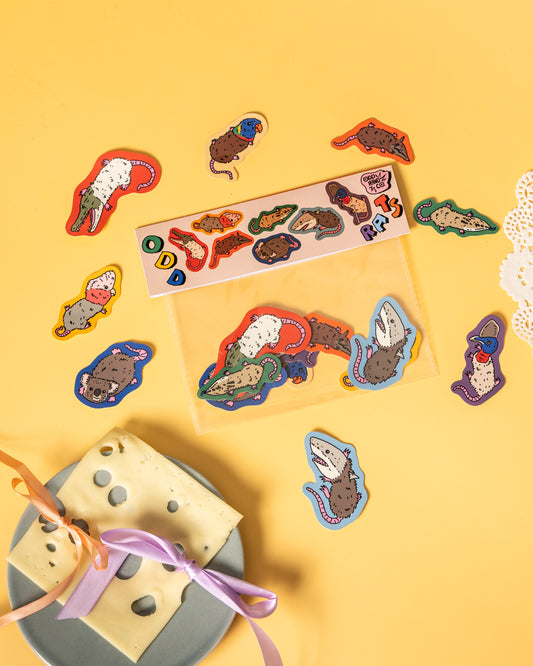 Odd Rats Pack (8 Stickers)