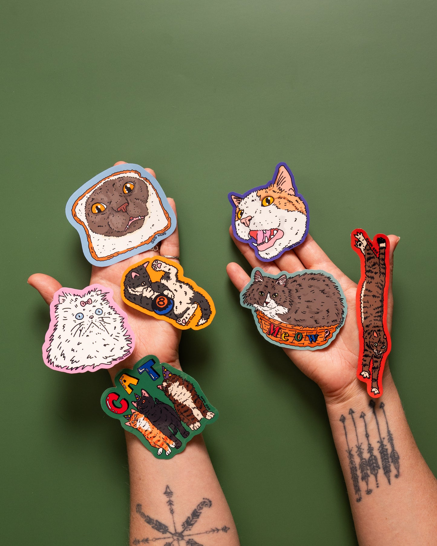 Cat Pack (7 Stickers)
