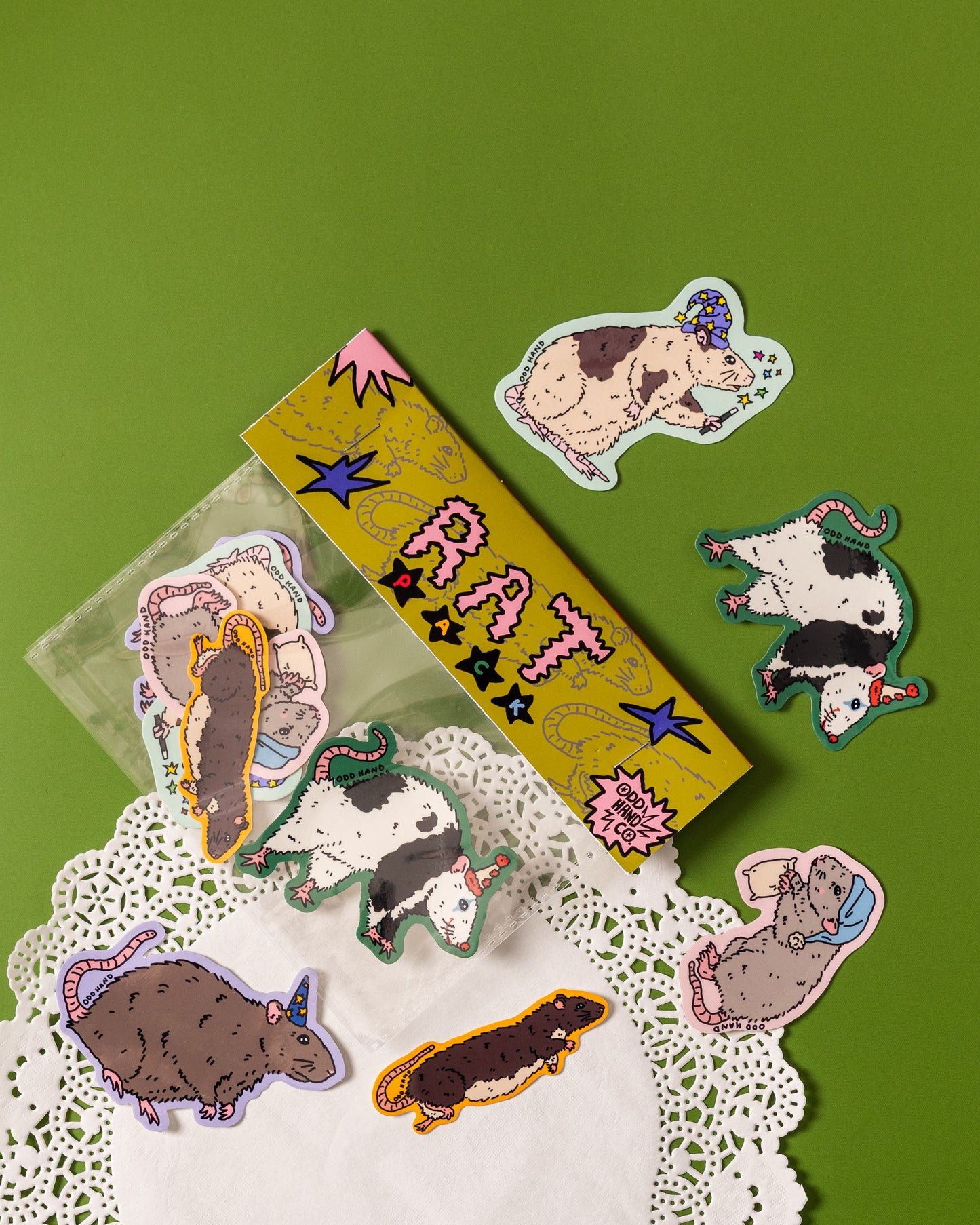 Rat Pack (5 Stickers)