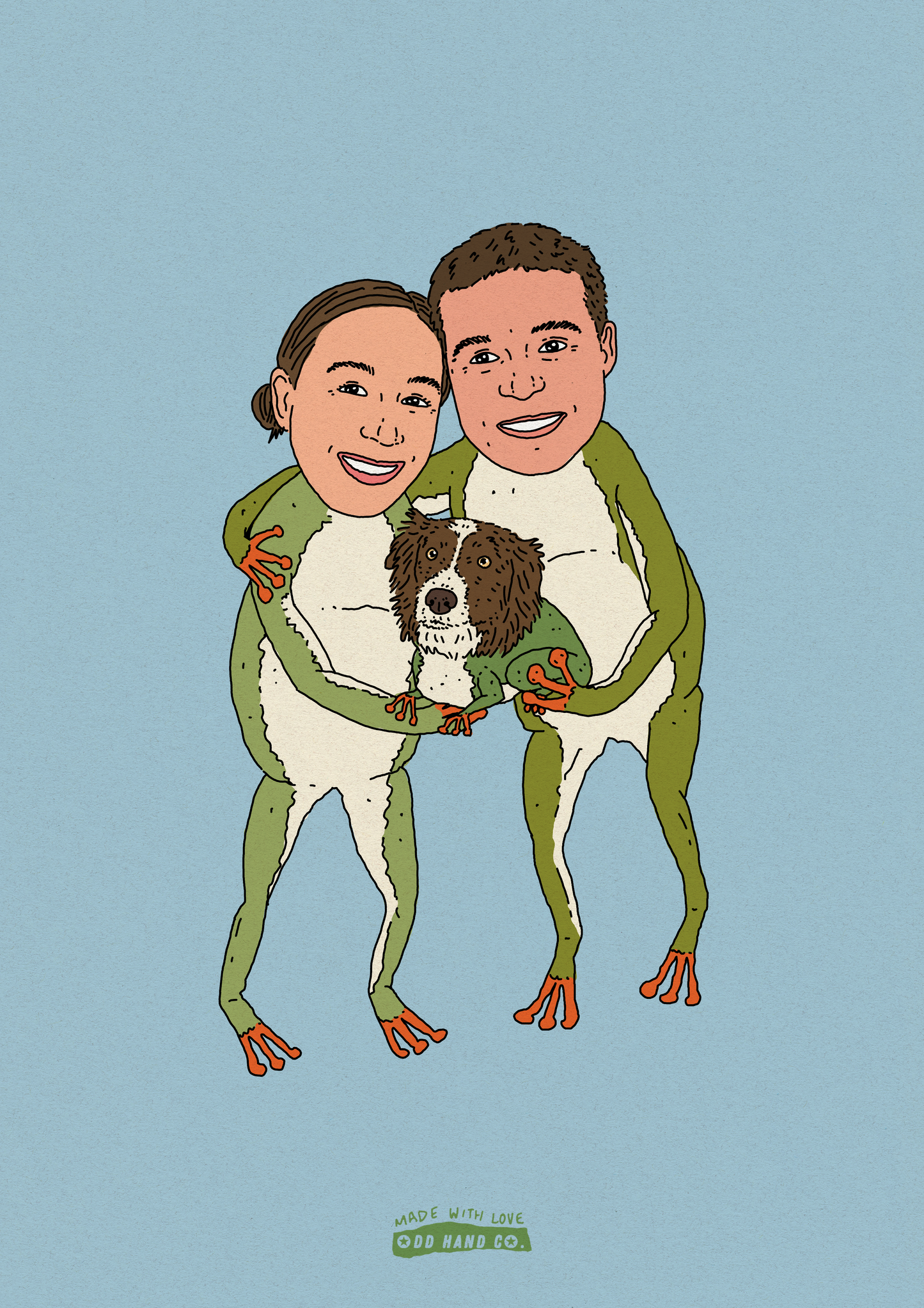 Custom Frog Portrait