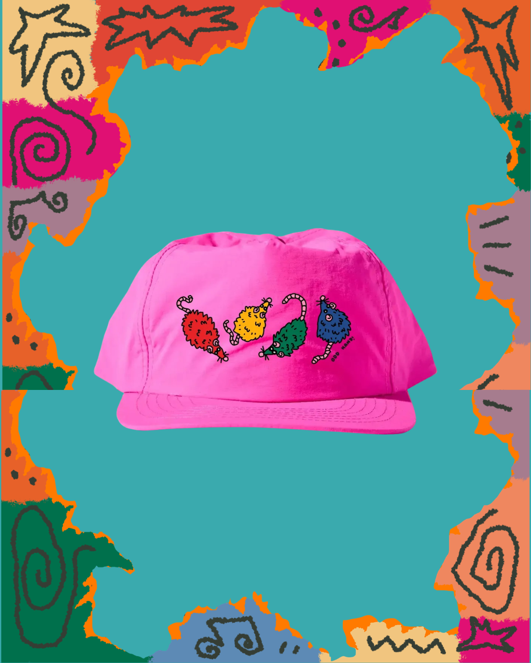 Ratties Retro Nylon Cap