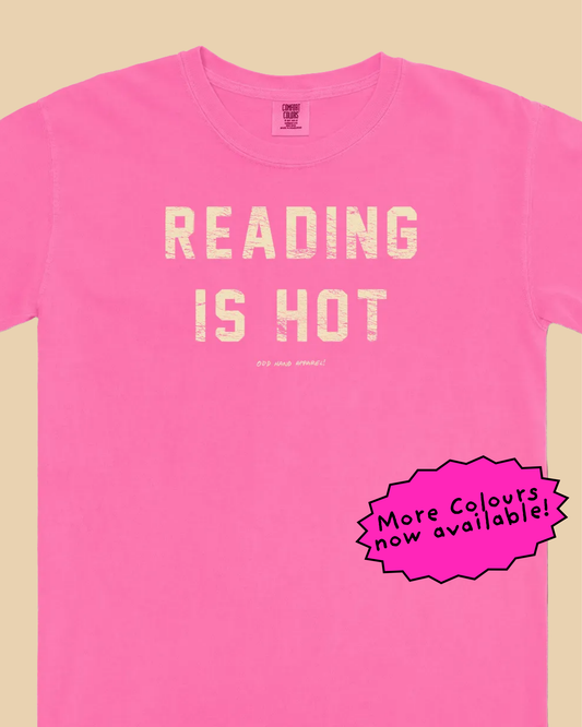 Reading Is Hot Vintage Heavyweight T-Shirt