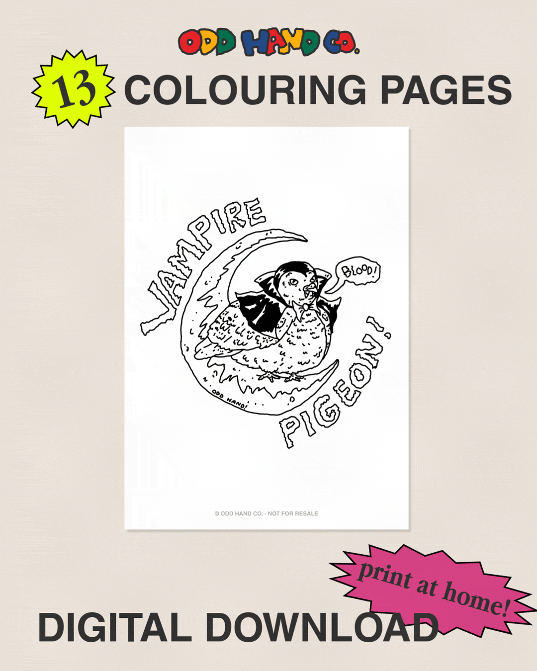 Digital: Spooky Colouring Pages
