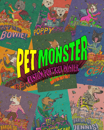 Pet Monster Custom Portrait