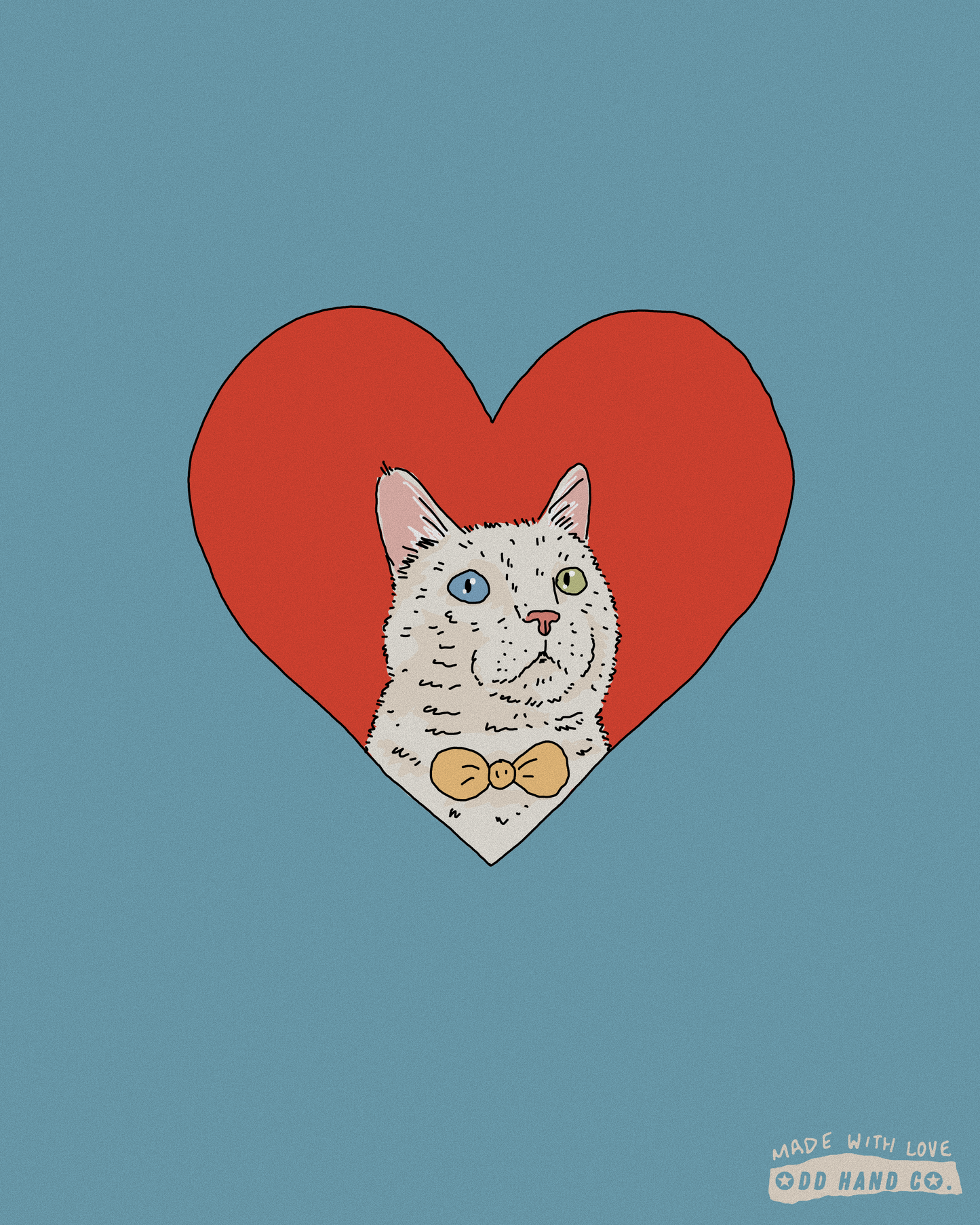 Custom Pet-In-A-Heart Portrait