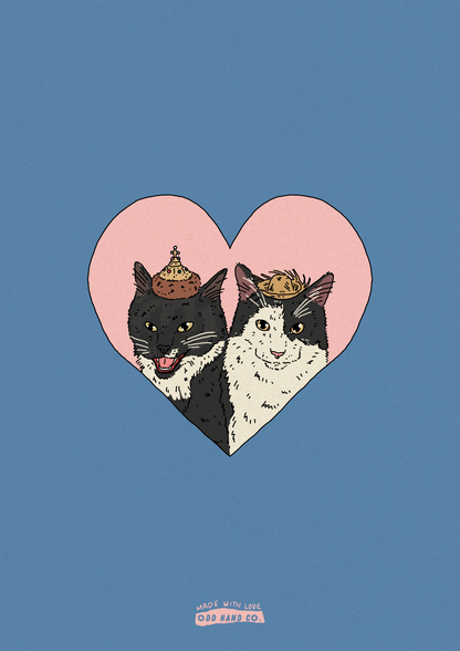 Custom Pet-In-A-Heart Portrait