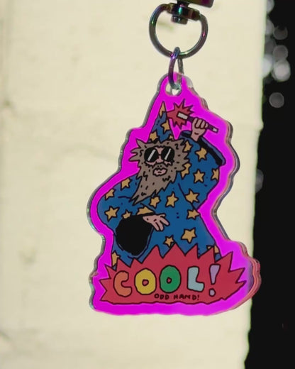 Cool Wizard Rainbow Shift Keychain