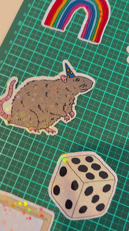 Rat Wizard Sticker